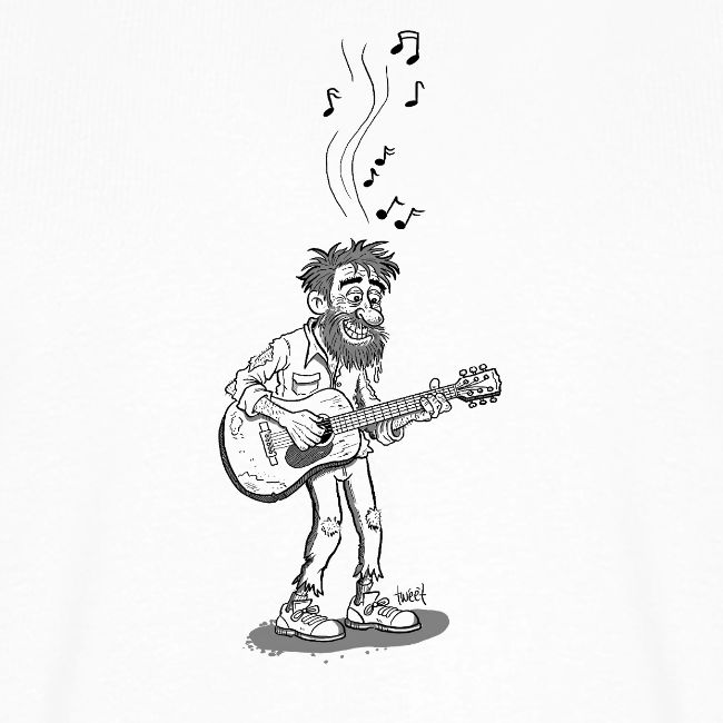 an-unkempt-male-climber-plays-the-guitar kletter t-shirt, climbing t-shirt, climbing merchs, kletter merchs, rock climbing, bouldering, hiking, nature lover, outdoor sport