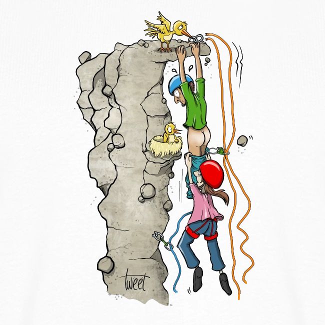 funny-climbers-falling-off-the-cliff kletter t-shirt, climbing t-shirt, climbing merchs, kletter merchs, rock climbing, bouldering, hiking, nature lover, outdoor sport
