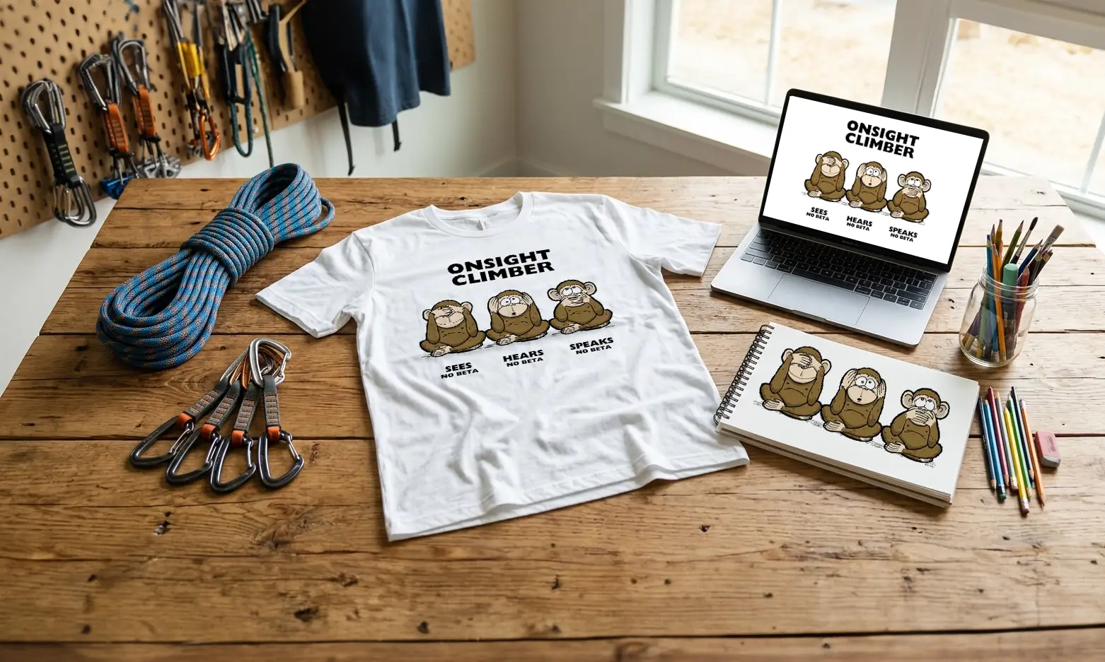Kletter T-Shirt and Merchs