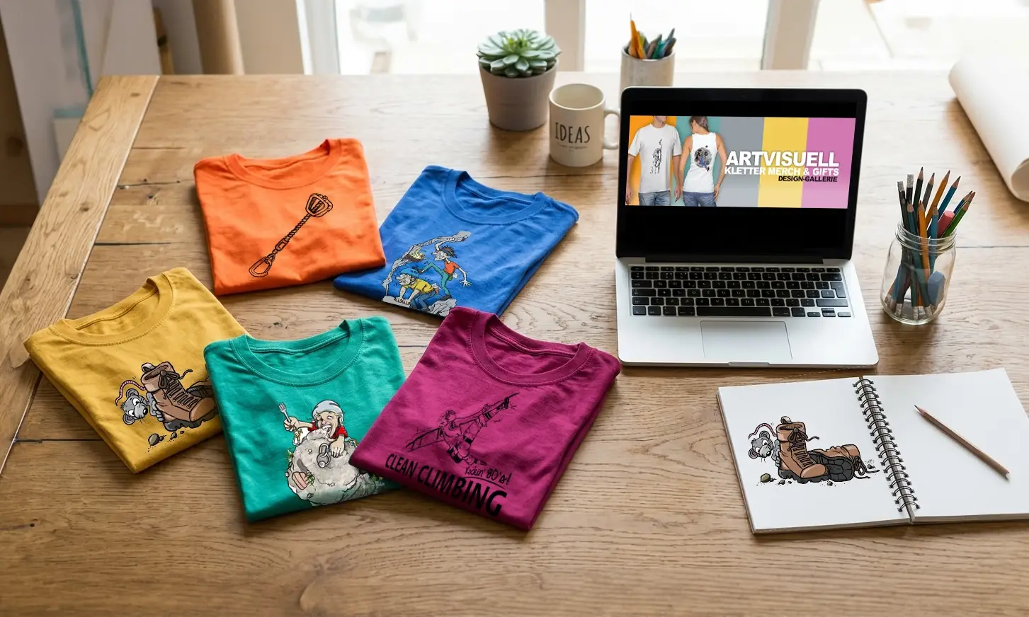 Kletter T-Shirt and Merchs